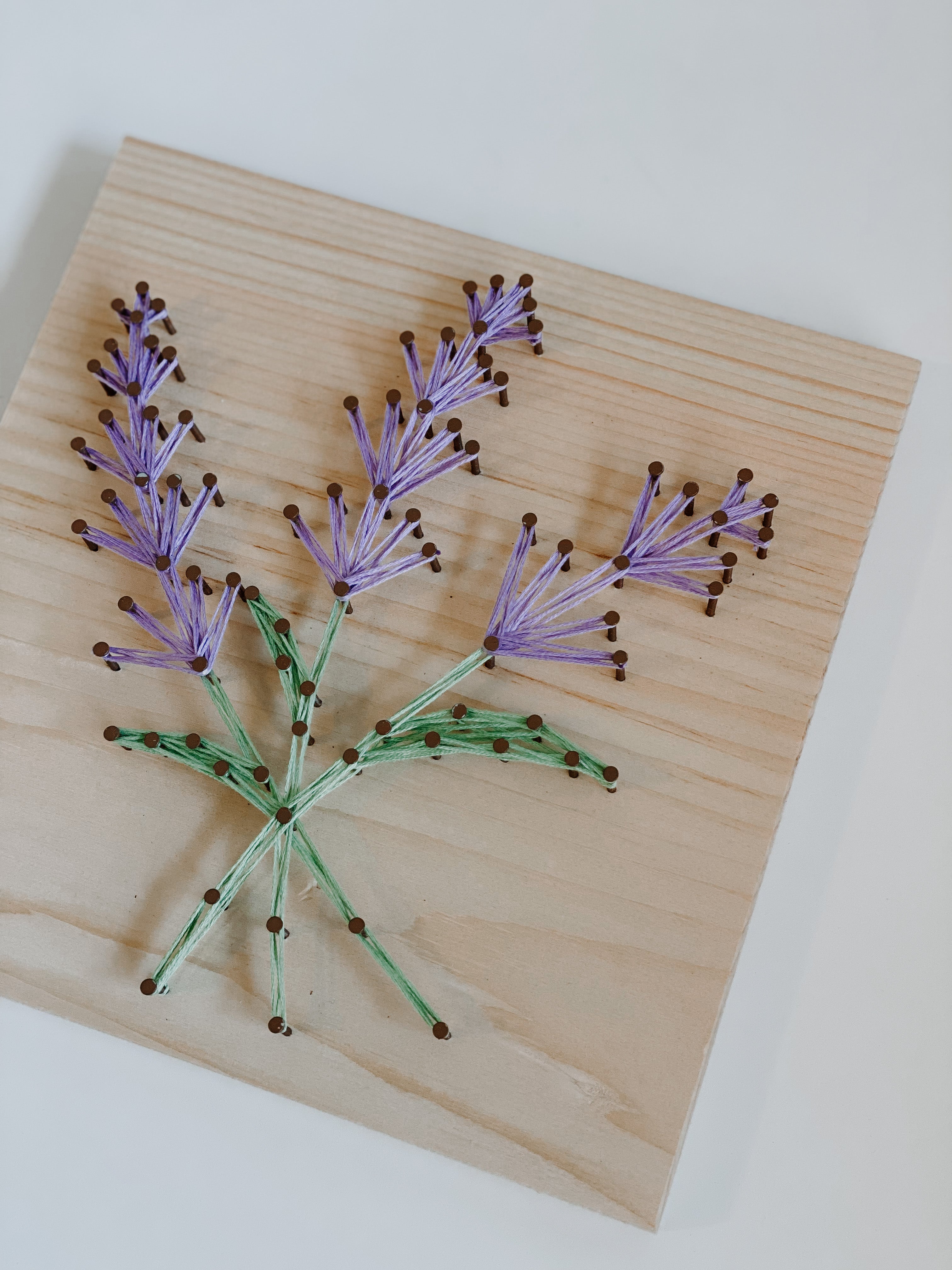 Lavender String Art Kit (Large) image 1