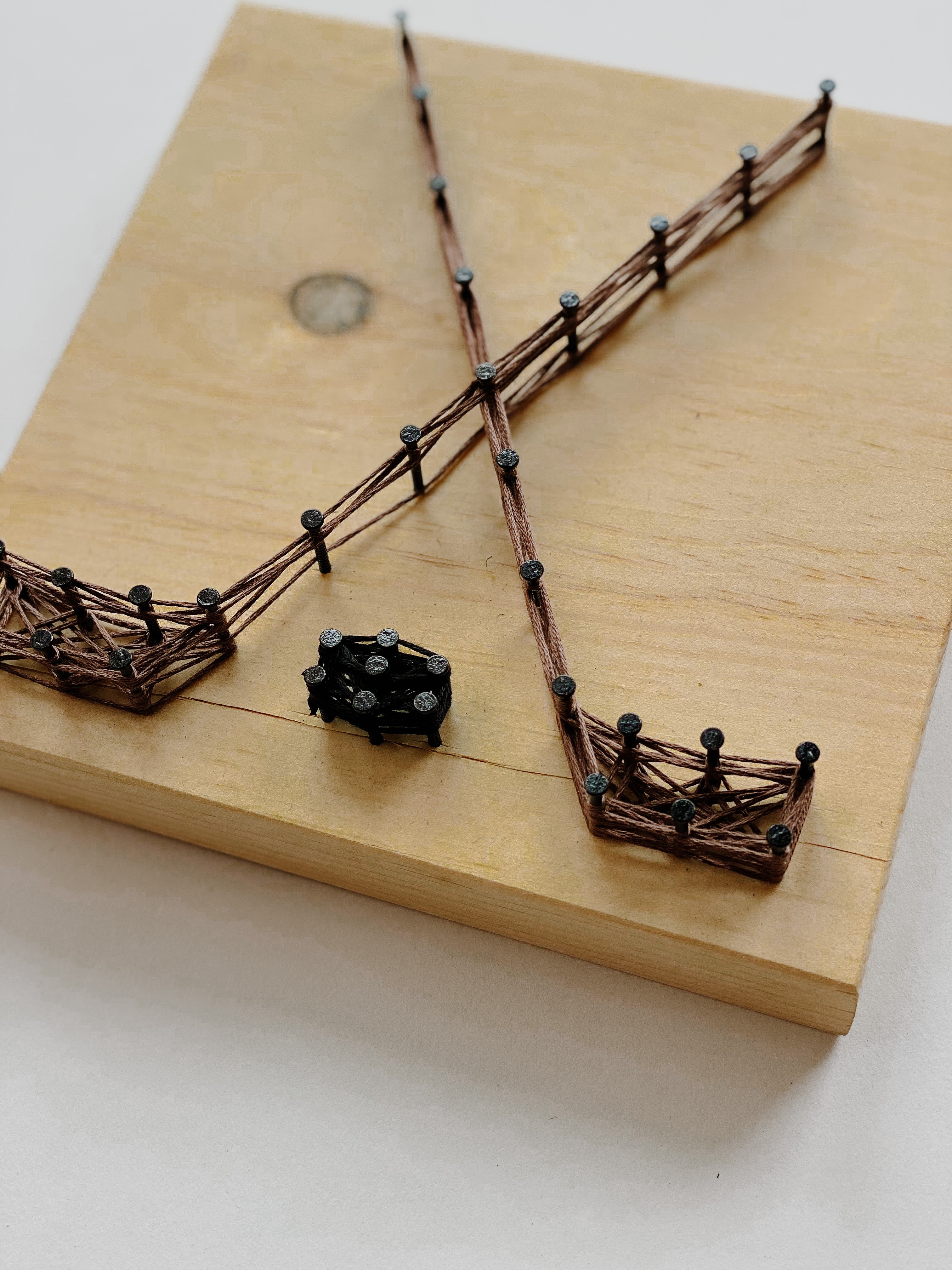 Hockey String Art Kit (Small) image 2