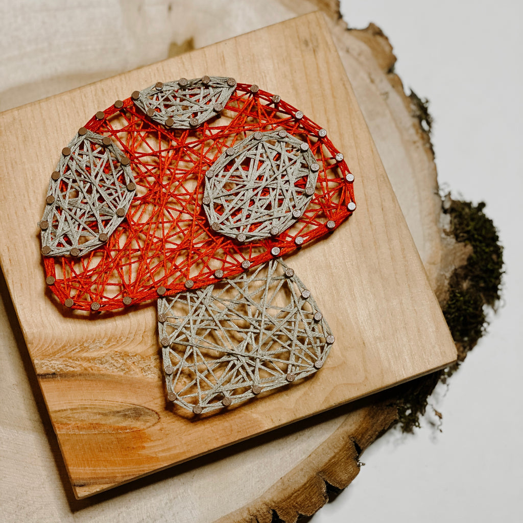 Mushroom String Art Kit (Small) image 1