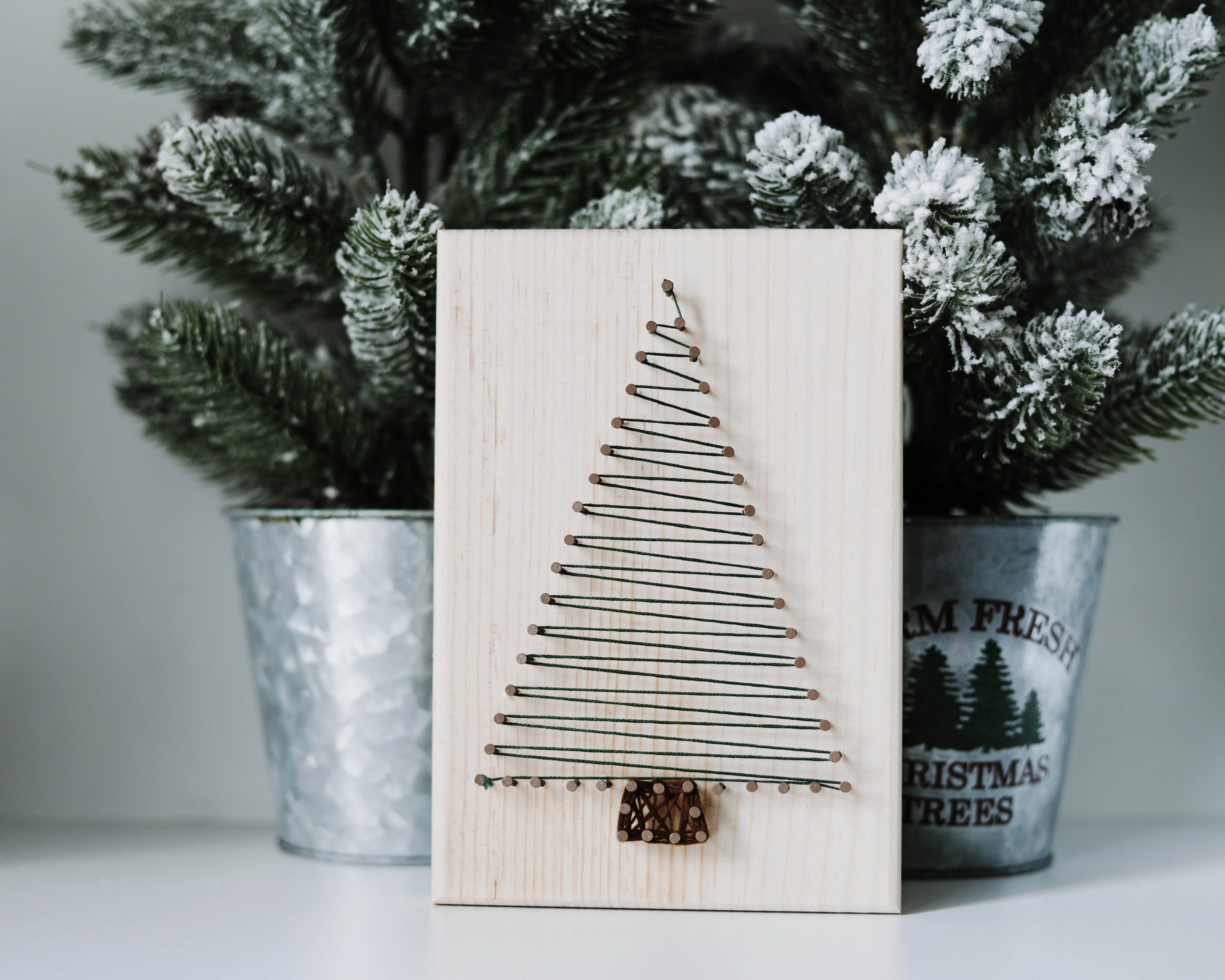 Triangle Tree String Art Kit (Medium) image 2