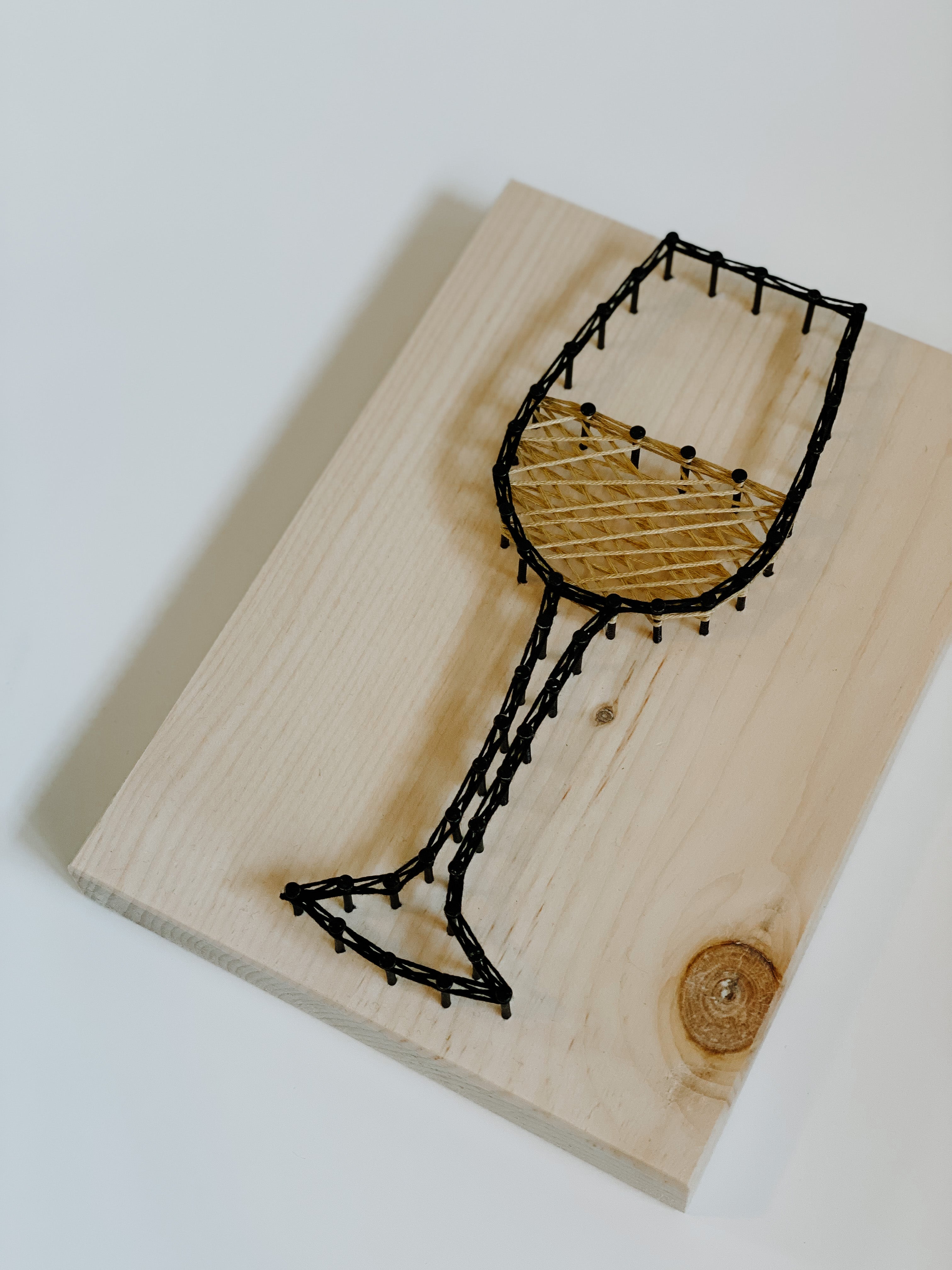 White Wine String Art Kit (Medium) image 2