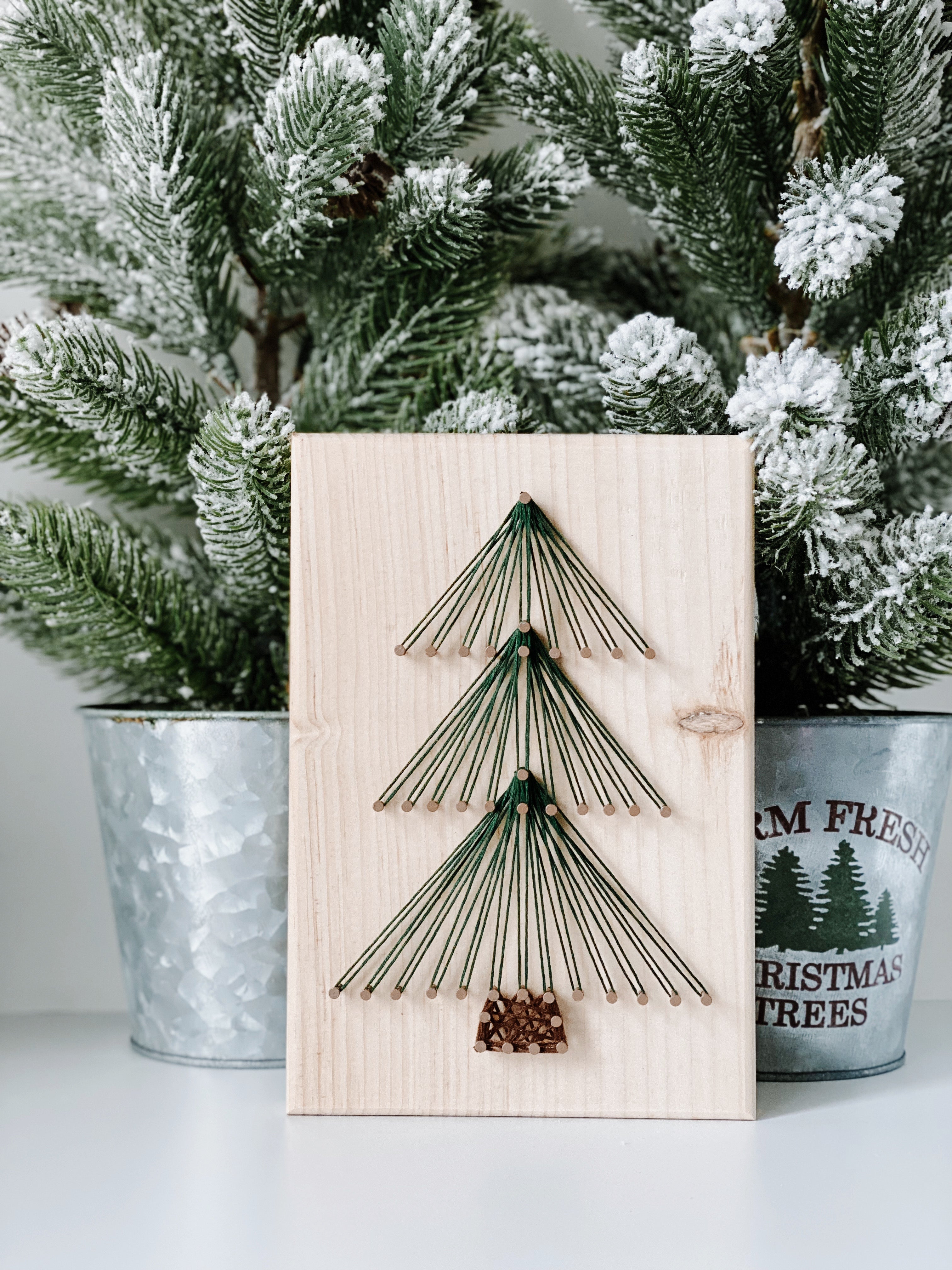 Modern Tree String Art Kit (Medium) image 1