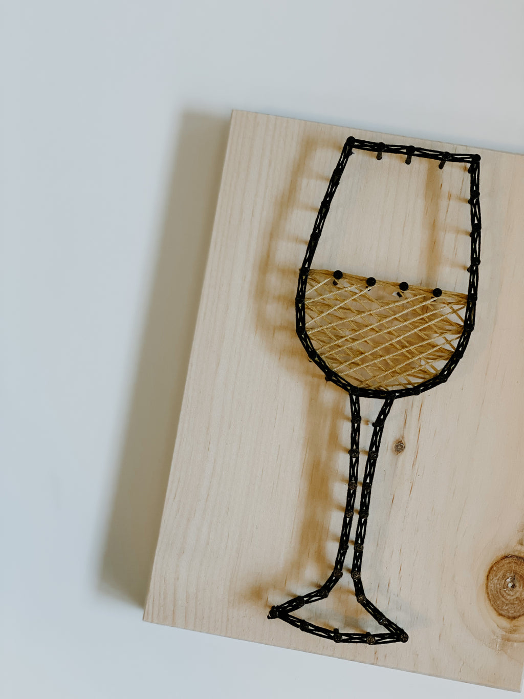 White Wine String Art Kit (Medium) image 1