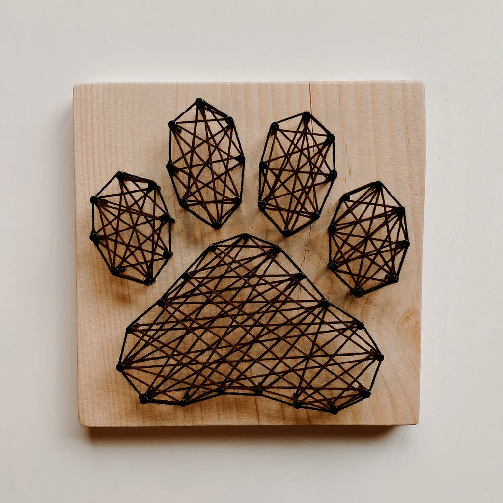 Paw Print String Art Kit (Small) image 0