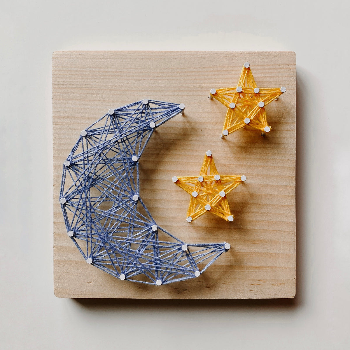 Moon + Stars String Art Kit (Small) – Knot Really Art