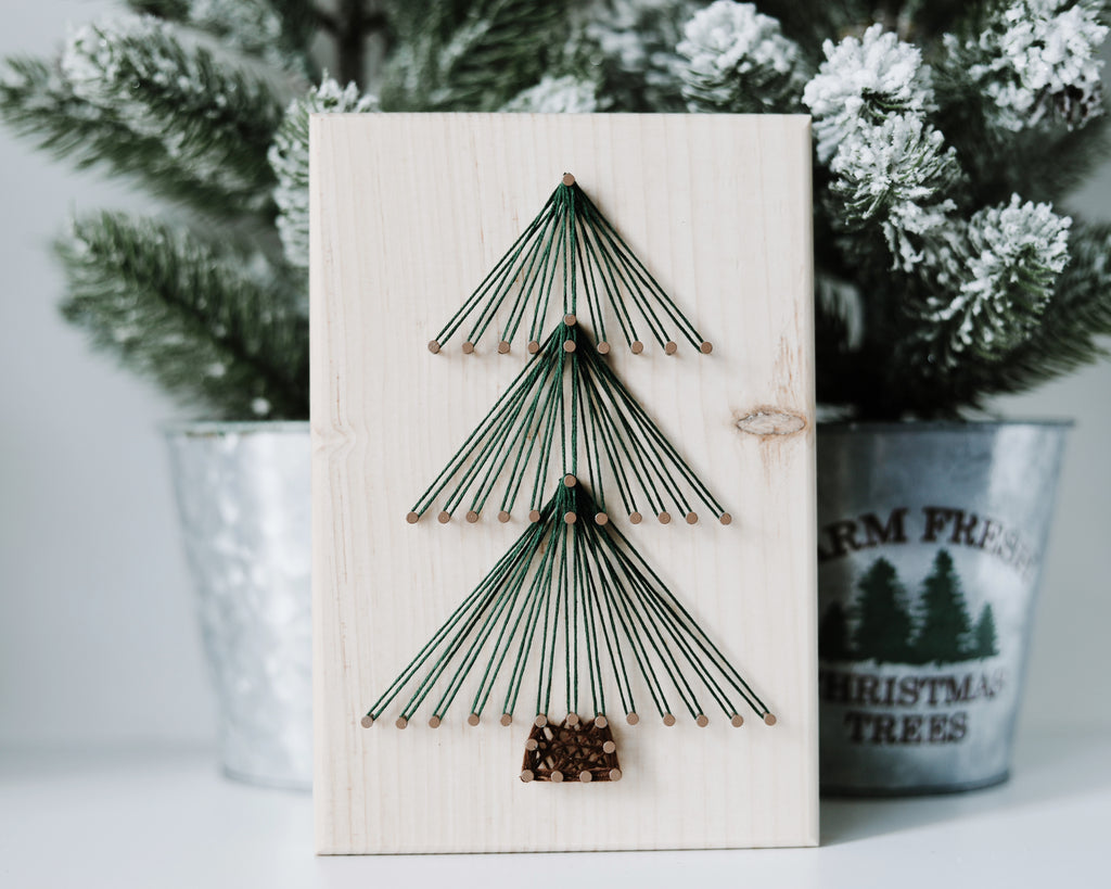 Modern Tree String Art Kit (Medium) image 0